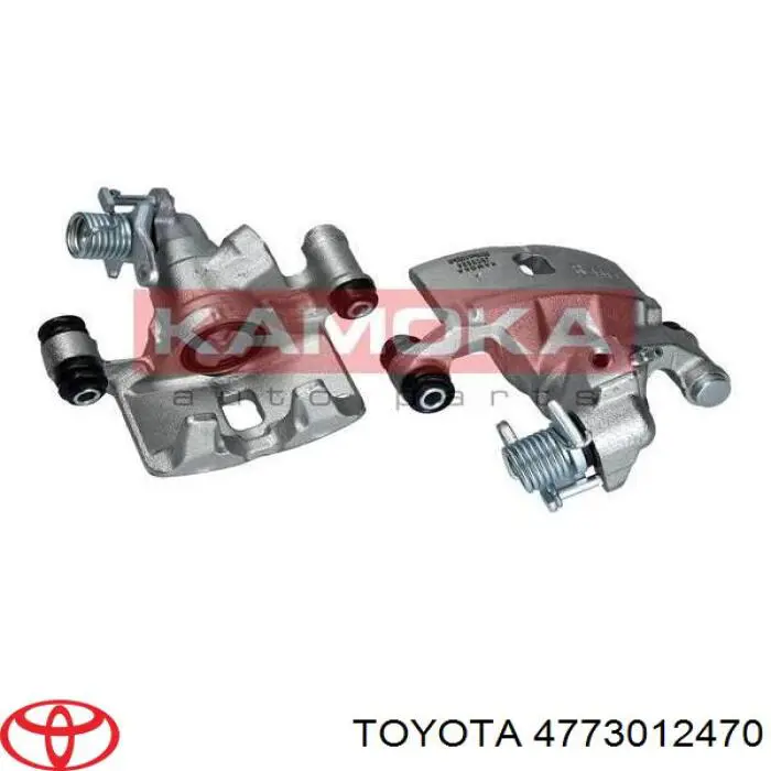 4773012470 Toyota pinza de freno trasero derecho