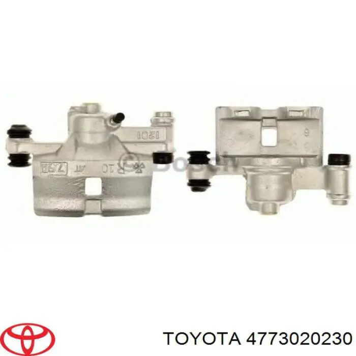 Pinza de freno trasero derecho Toyota Carina 2 T17
