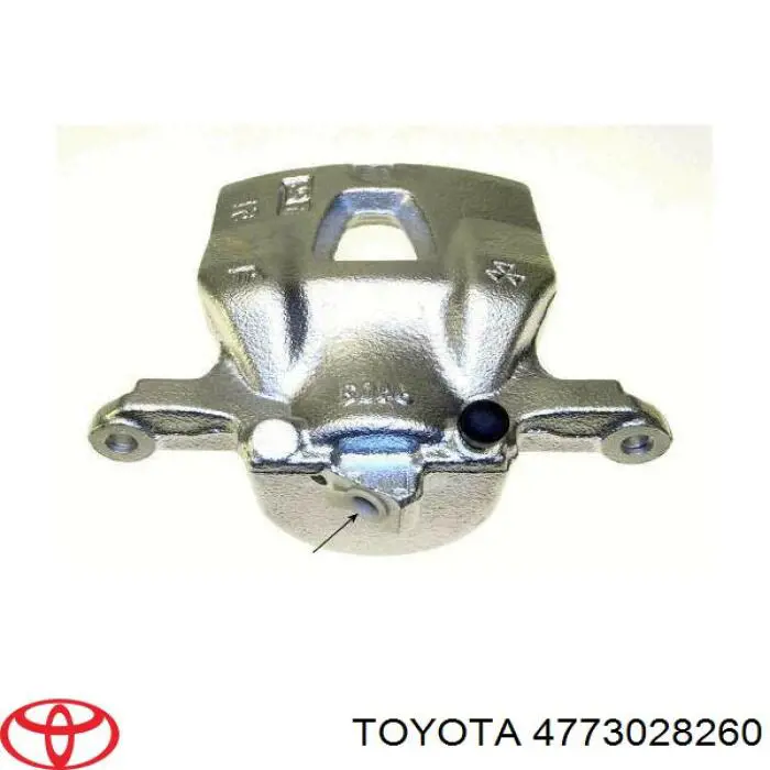 4773028260 Toyota pinza de freno delantera derecha