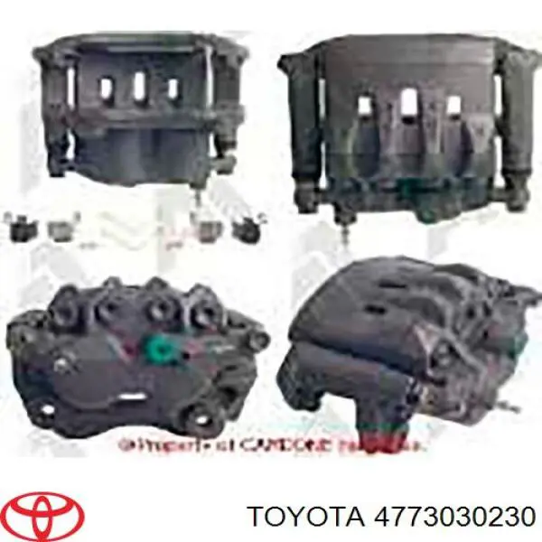 4773030230 Toyota pinza de freno delantera derecha