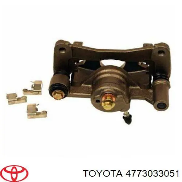 4773033051 Toyota pinza de freno trasero derecho