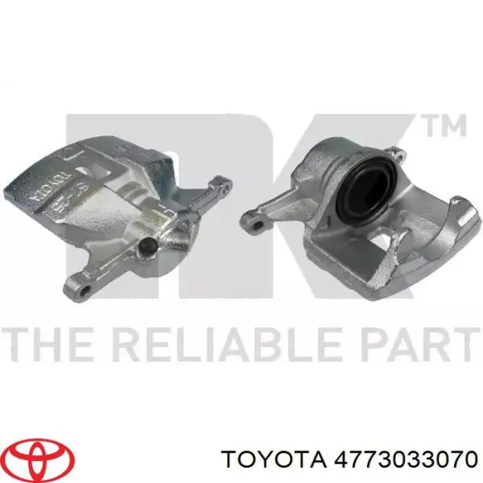 4773033070 Toyota pinza de freno delantera derecha