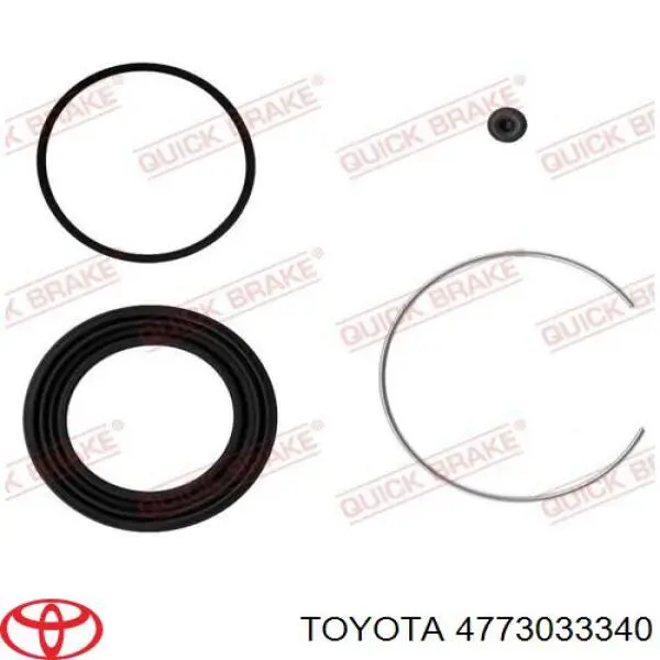 Pinza de freno delantera derecha 4773033340 Toyota