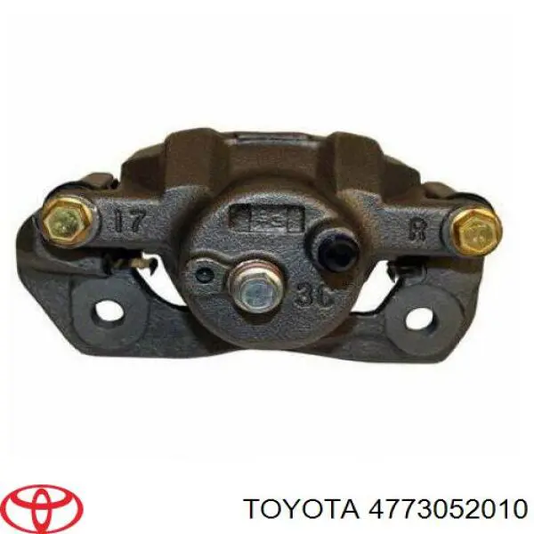 477305201084 Toyota pinza de freno delantera derecha