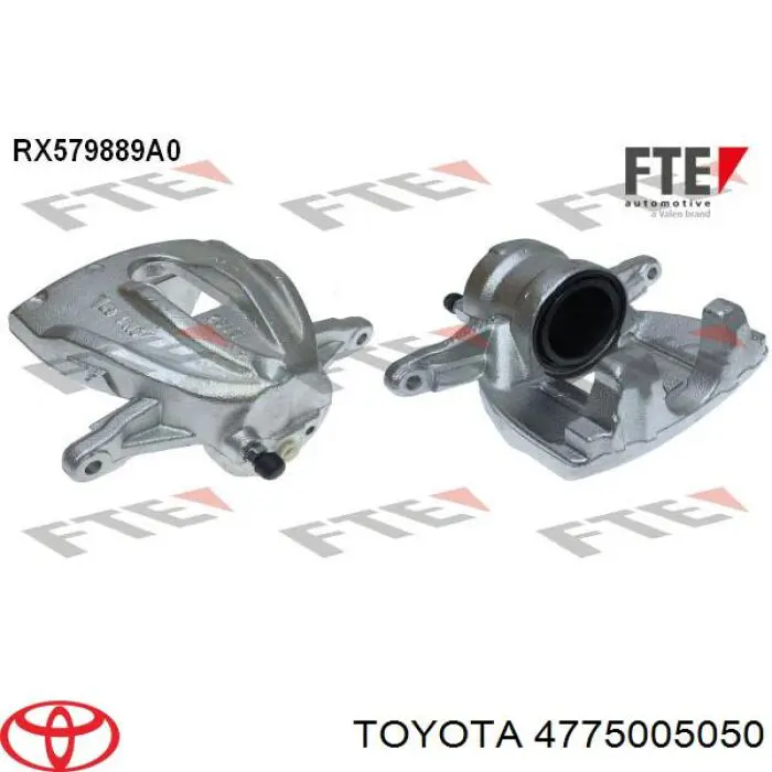 Pinza de freno delantera izquierda Toyota 4775005050 precio, desde 47,92 EUR