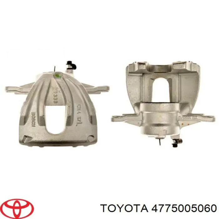 4775005060 Toyota pinza de freno delantera izquierda