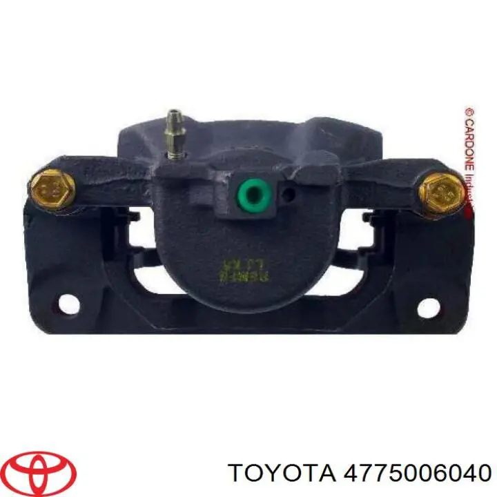 4775006040 Toyota pinza de freno delantera izquierda