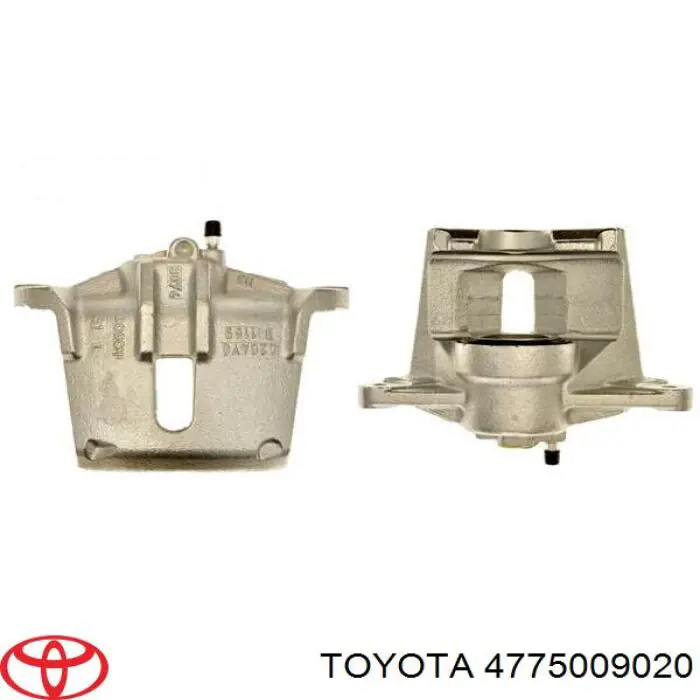 4775009020 Toyota pinza de freno delantera izquierda