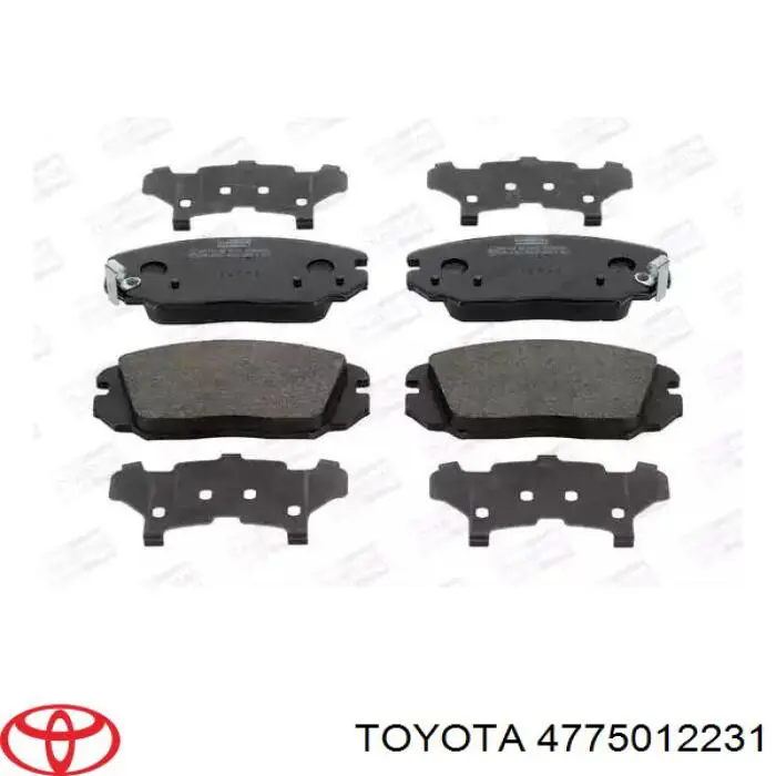 4775012231 Toyota pinza de freno delantera derecha