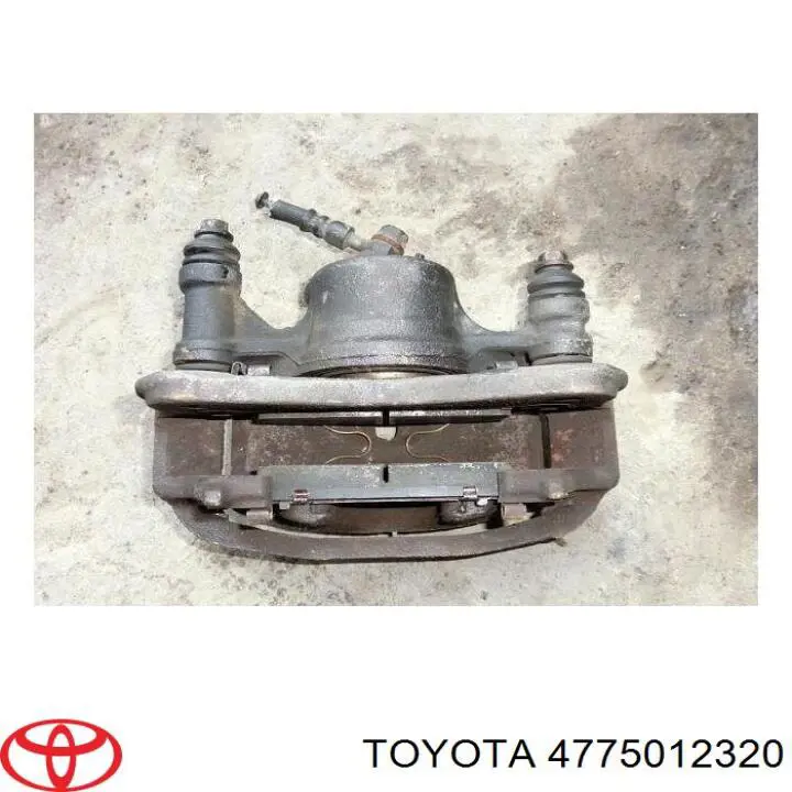 4775012320 Toyota pinza de freno delantera izquierda