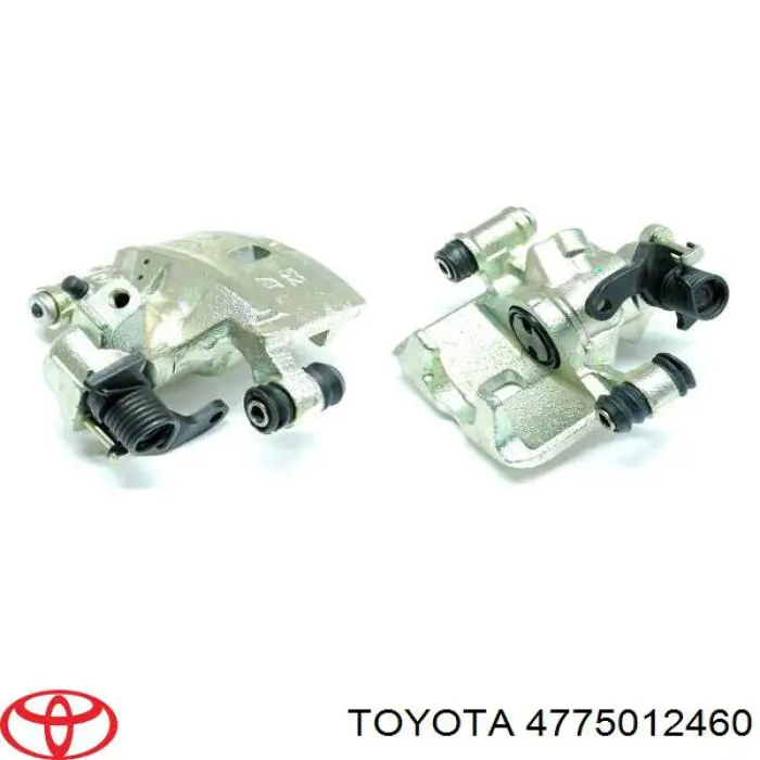 4775012460 Toyota pinza de freno trasera izquierda