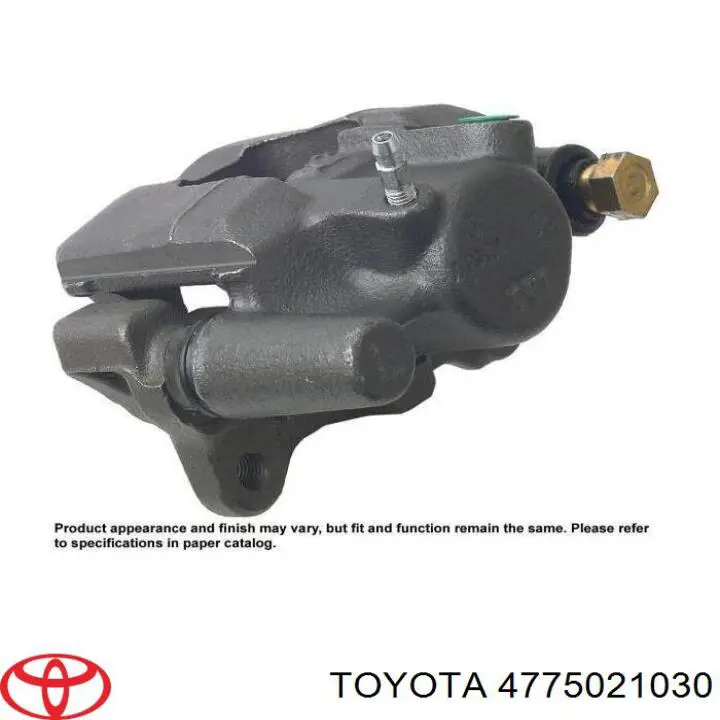 477502103084 Toyota pinza de freno trasera izquierda