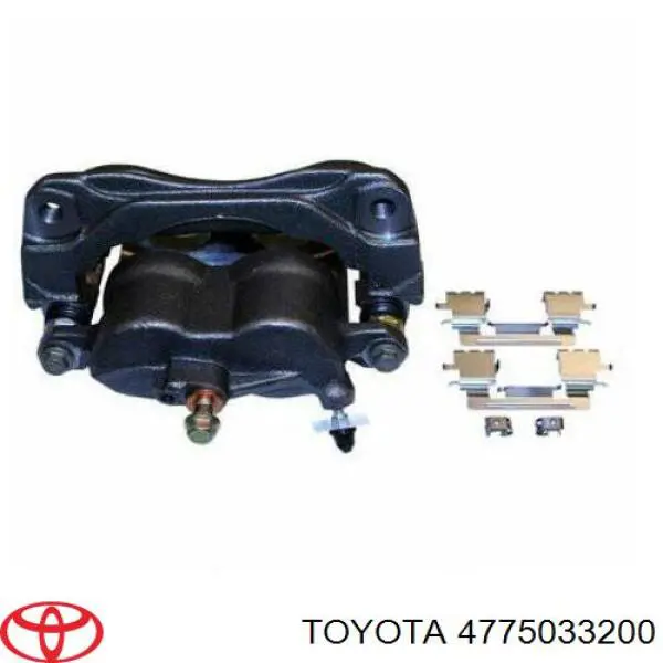 4775033200 Toyota pinza de freno delantera izquierda