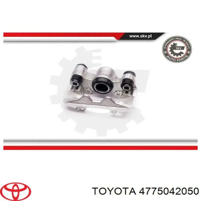 Pinza de freno trasera izquierda Toyota 4775042050 precio, desde 47,92 EUR