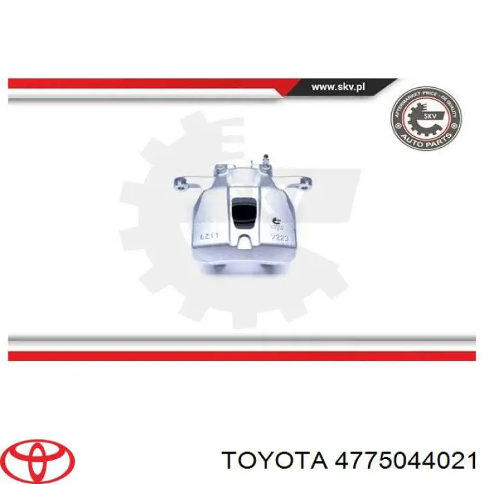 4775044021 Toyota pinza de freno delantera izquierda