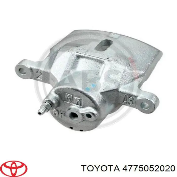 4775052020 Toyota pinza de freno delantera izquierda