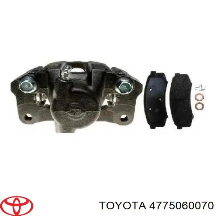 Pinza de freno trasera izquierda 4775060070 Toyota