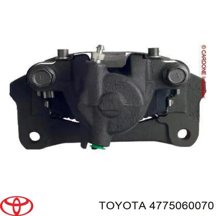 4775060070 Toyota pinza de freno trasera izquierda