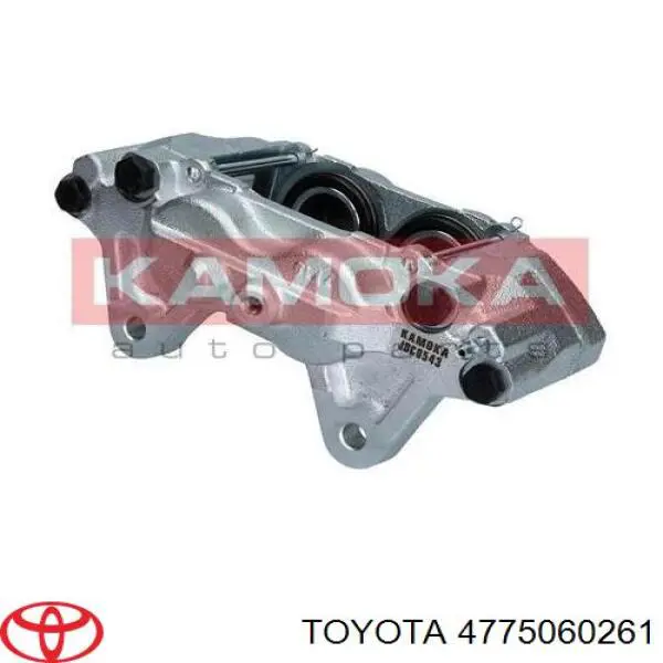 4775060261 Toyota pinza de freno delantera izquierda