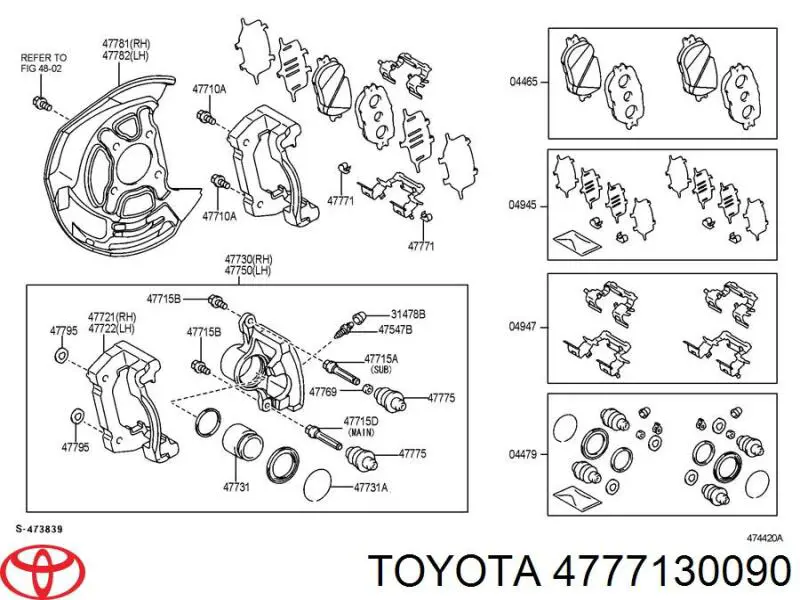 Comprar Sensor de desgaste de las pastillas de freno delanteras Toyota Camry V V30