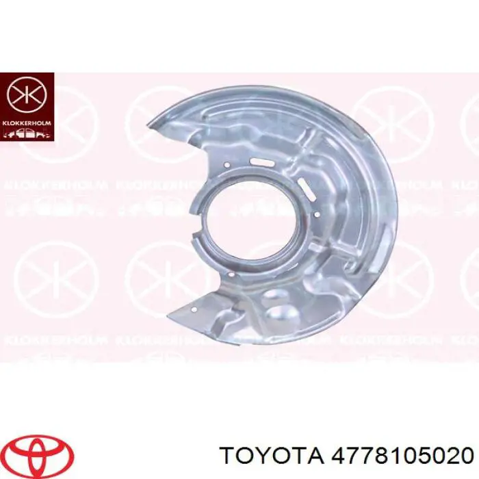 Protector de disco de freno delantero derecho Toyota 4778105020 precio, desde 37,39 EUR