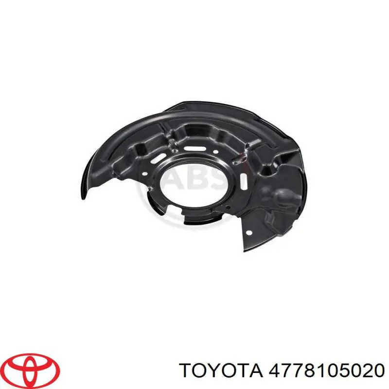 Comprar 4778105020 Toyota Protector de disco de freno delantero derecho