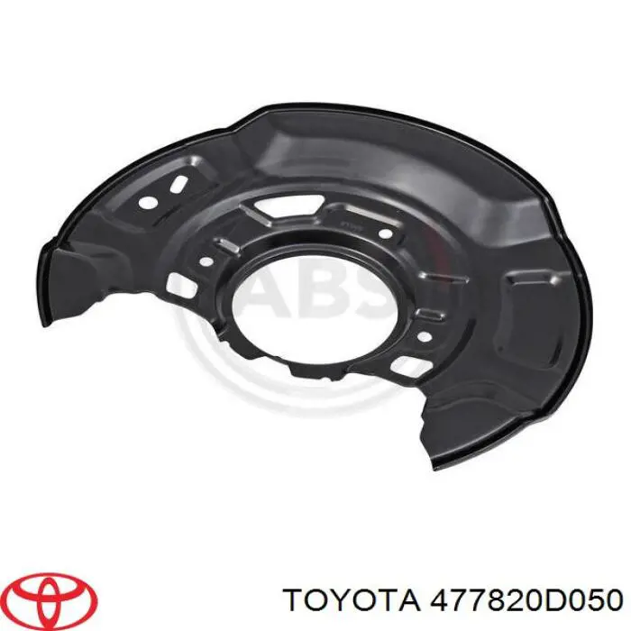 Chapa protectora contra salpicaduras, disco de freno delantero izquierdo Toyota Yaris (SP90)