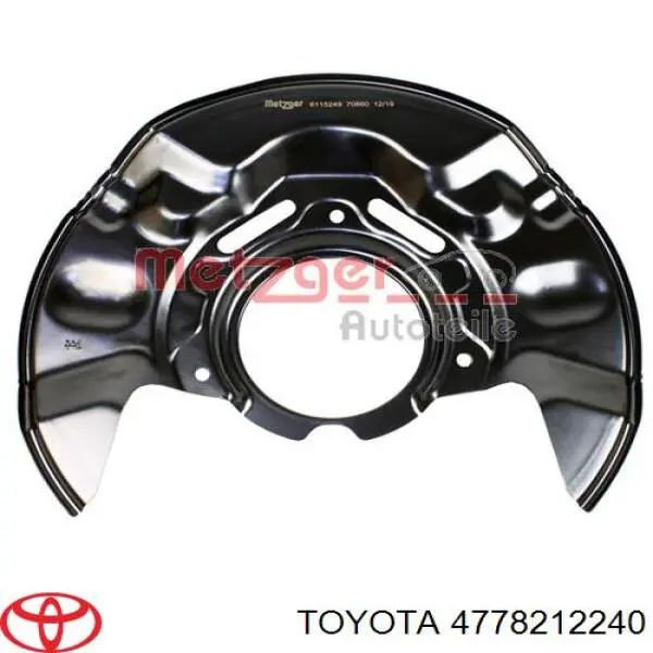 Protector del disco de freno delantero izquierdo Toyota 4778212240 precio, desde 22,04 EUR