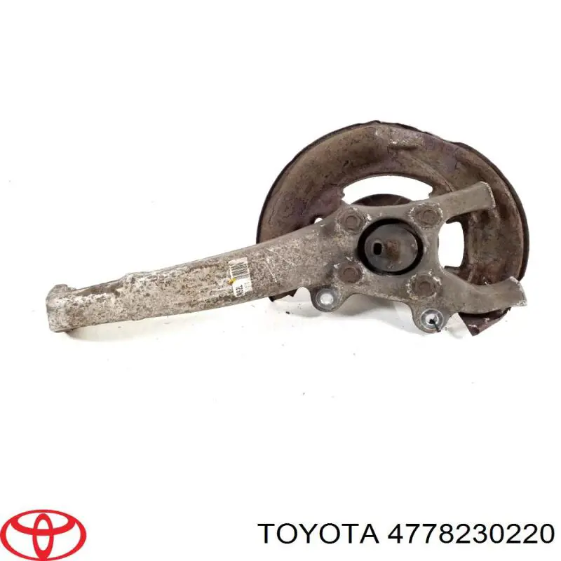 4778230220 Toyota Protector del disco de freno delantero izquierdo