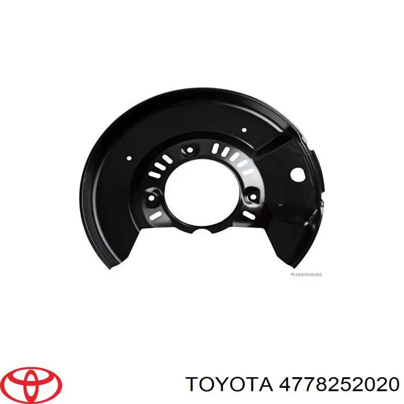 Comprar 4778252020 Toyota Chapa protectora contra salpicaduras, disco de freno delantero izquierdo
