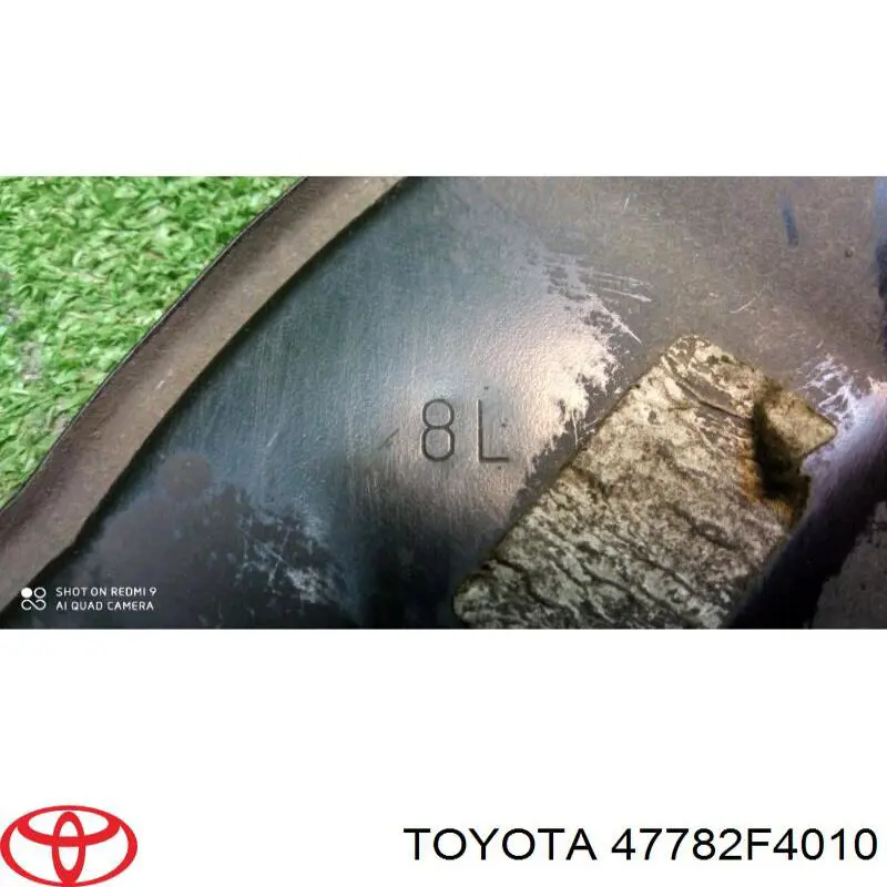 47782F4010 Toyota Protector del disco de freno delantero izquierdo