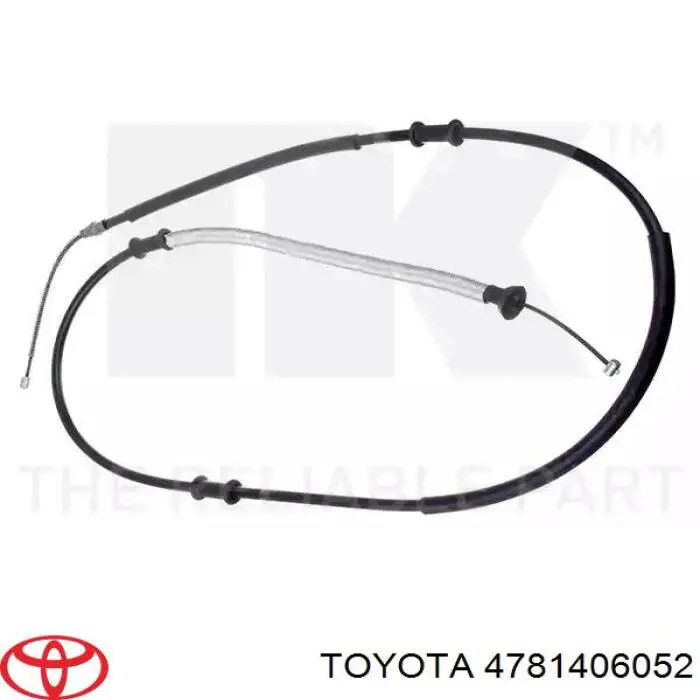 4781406052 Toyota pasador guía, pinza del freno trasera, inferior