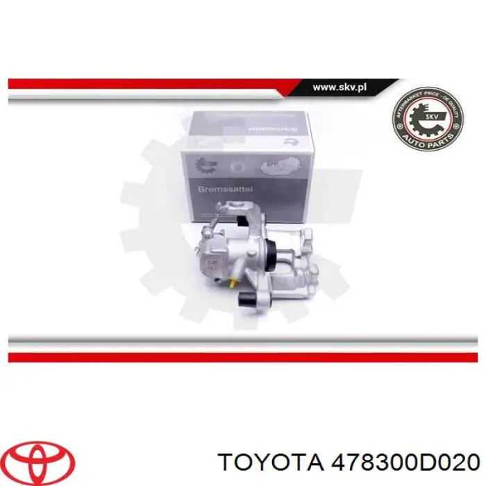 Pinza de freno trasera derecha JBC0042 Kamoka