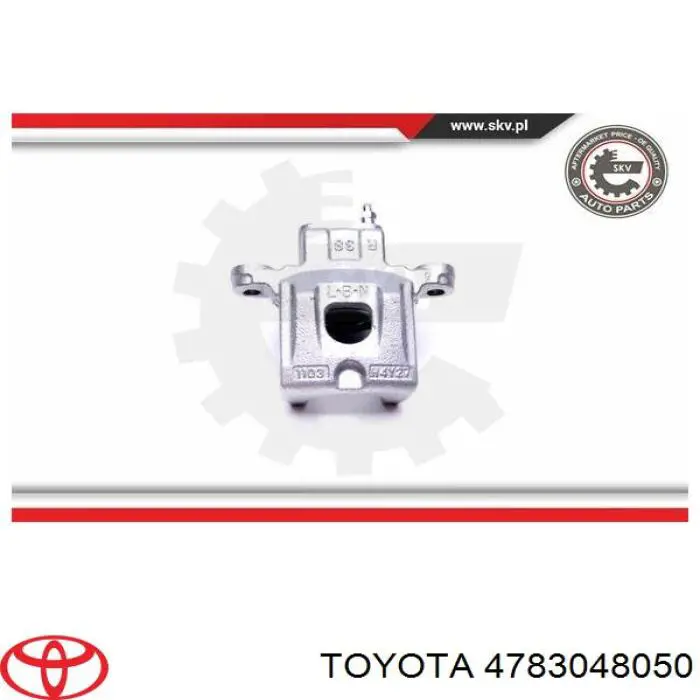 Pinza de freno trasera derecha Toyota 4783048050