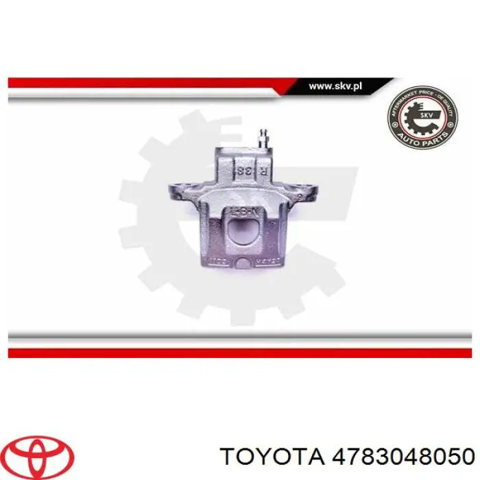 Pinza de freno trasera derecha 4783048050 Toyota