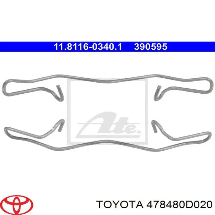 Comprar A0009934707 Mercedes Resorte de retención de la pinza de freno