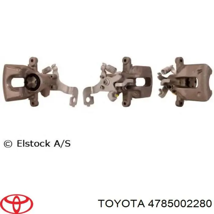 4785012220 Toyota pinza de freno trasera izquierda