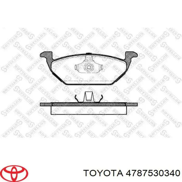 Fuelle, guía de pinza de freno trasera Toyota 4787530340