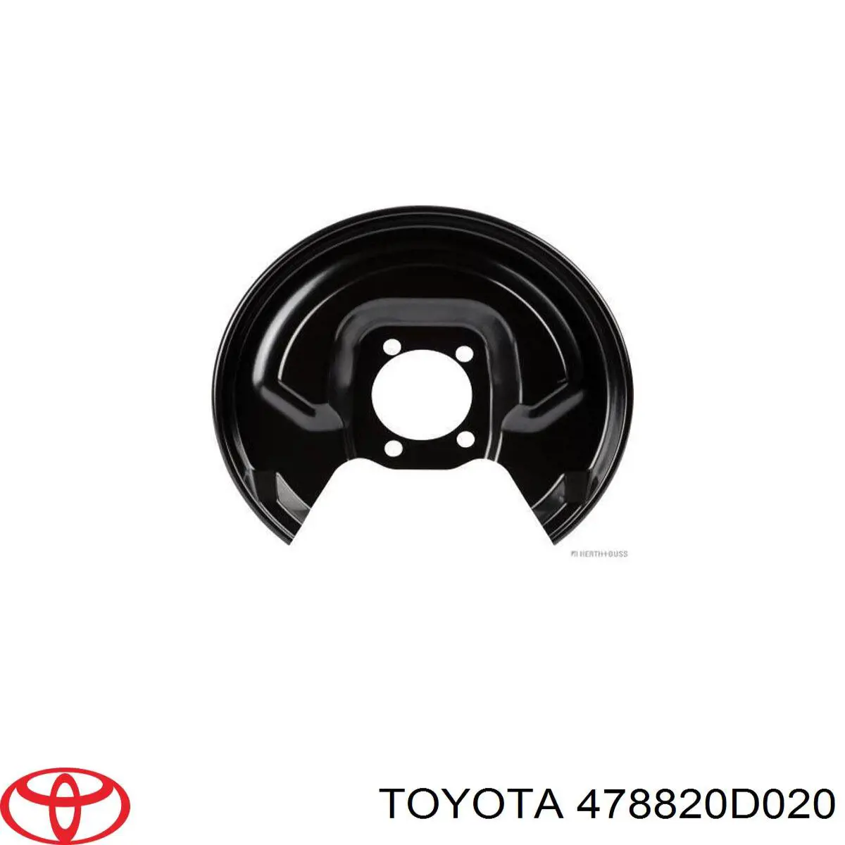 Chapa protectora contra salpicaduras, disco de freno trasero izquierdo Toyota Yaris 