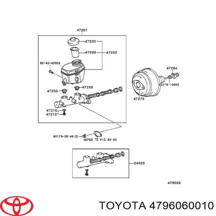 Bomba ABS del cilindro maestro de freno Toyota 4796060010 precio, desde 267,90 EUR