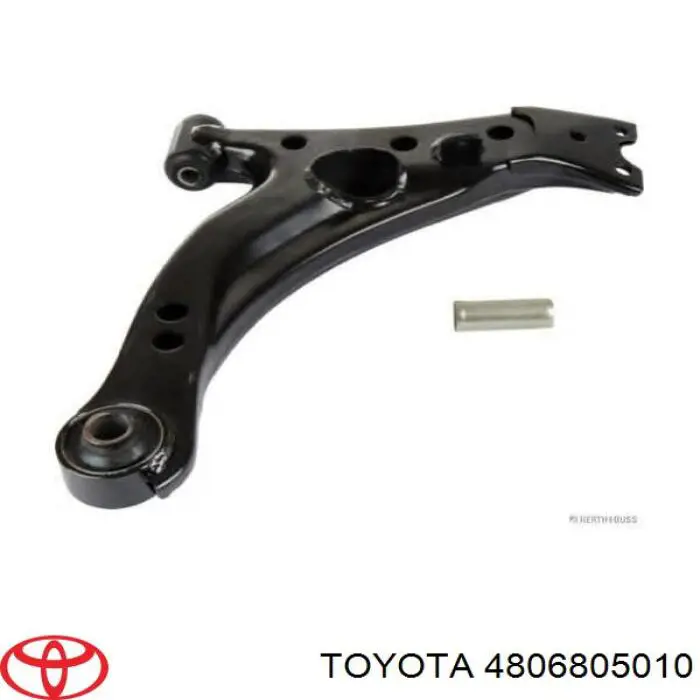 4806805010 Toyota barra oscilante, suspensión de ruedas delantera, inferior derecha