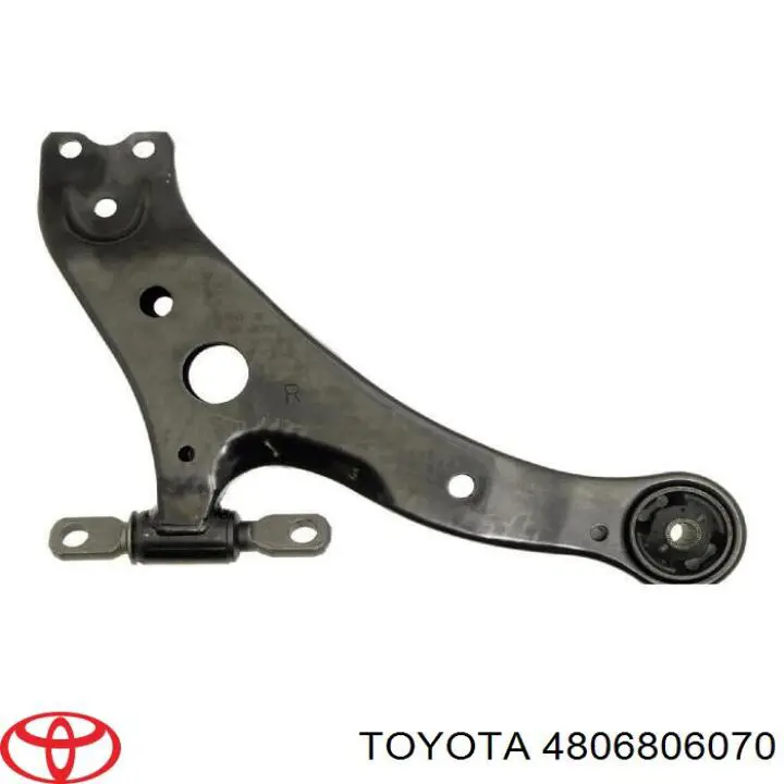 4806806070 Toyota barra oscilante, suspensión de ruedas delantera, inferior derecha