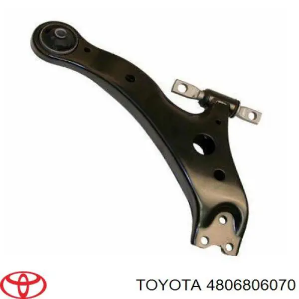 Brazo inferior derecho de la suspensión delantera 4806806070 Toyota
