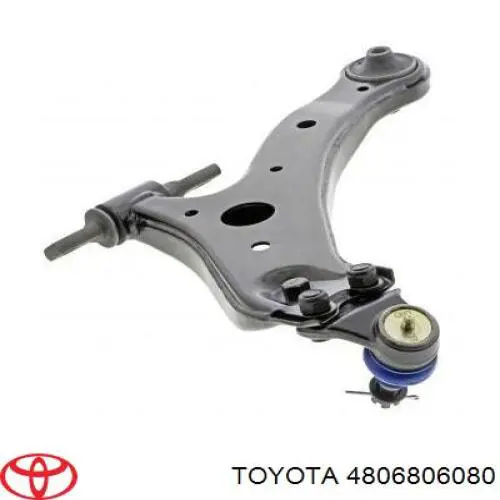 4806806080 Toyota barra oscilante, suspensión de ruedas delantera, inferior derecha