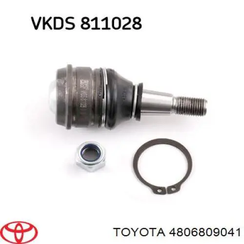 Comprar 4806809041 Toyota Brazo inferior derecho de la suspensión delantera