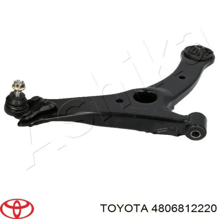 4806812220 Toyota barra oscilante, suspensión de ruedas delantera, inferior derecha