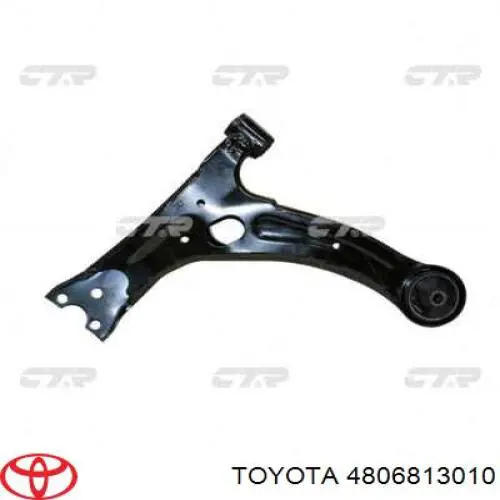 Brazo inferior derecho de la suspensión delantera 4806813010 Toyota