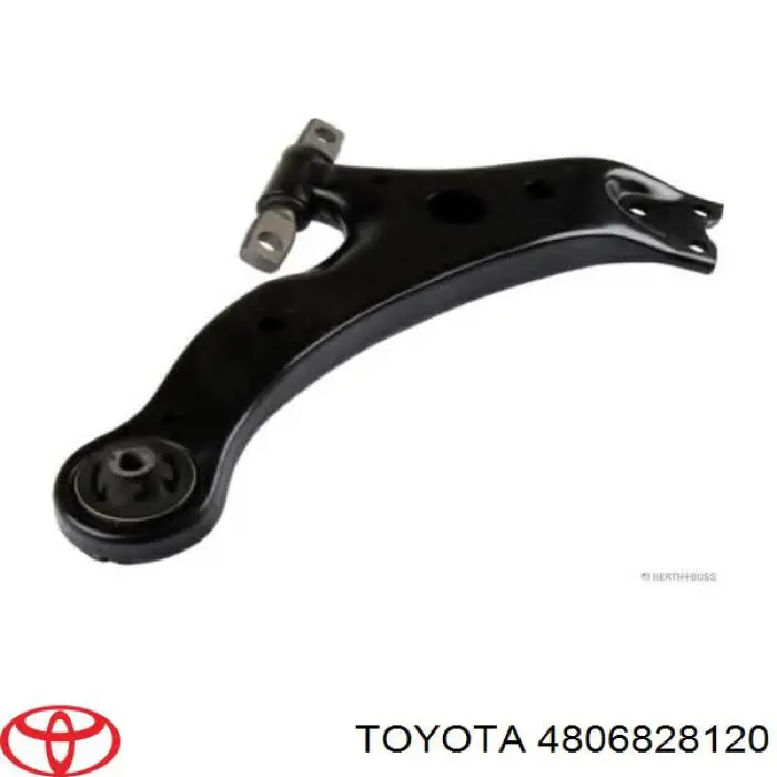 Brazo inferior derecho de la suspensión delantera 4806828120 Toyota