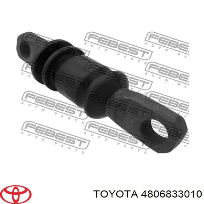 4806833010 Toyota barra oscilante, suspensión de ruedas delantera, inferior derecha