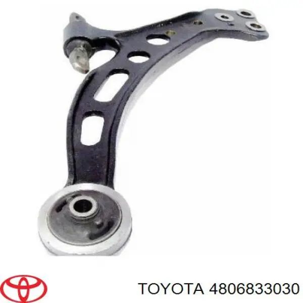 4806833030 Toyota barra oscilante, suspensión de ruedas delantera, inferior derecha